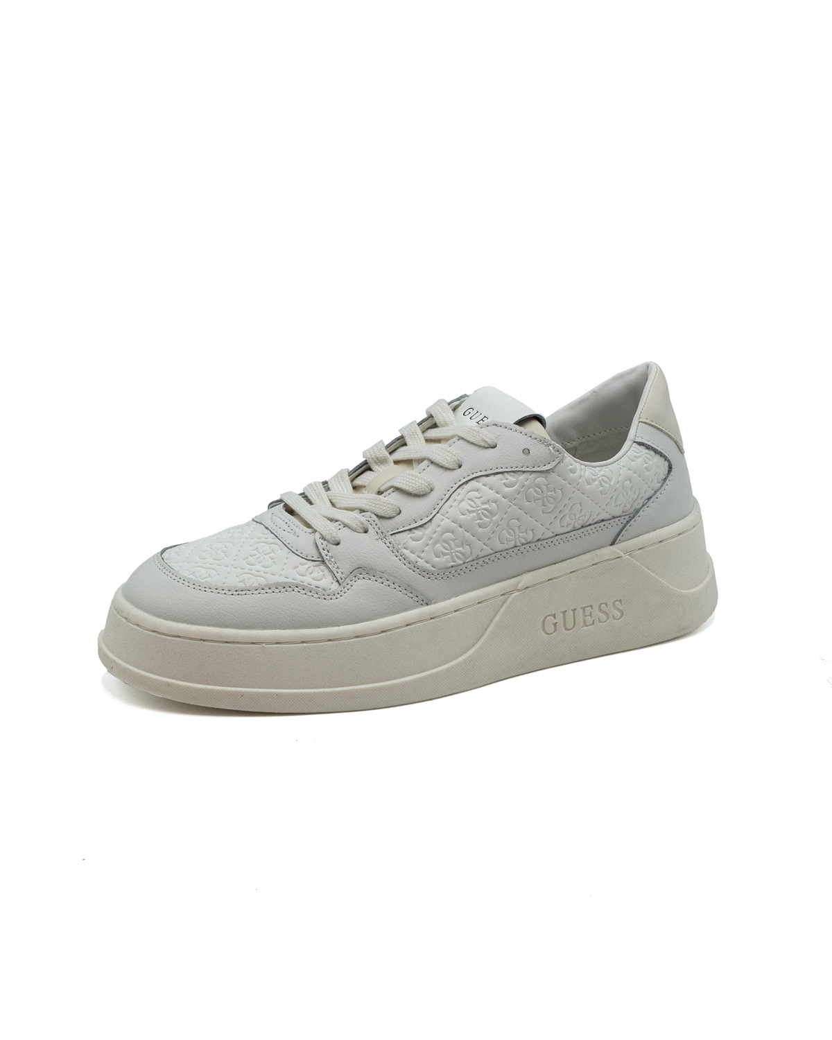 (image for) Sneakers Guess uomo bianche con logo 4G impresso
