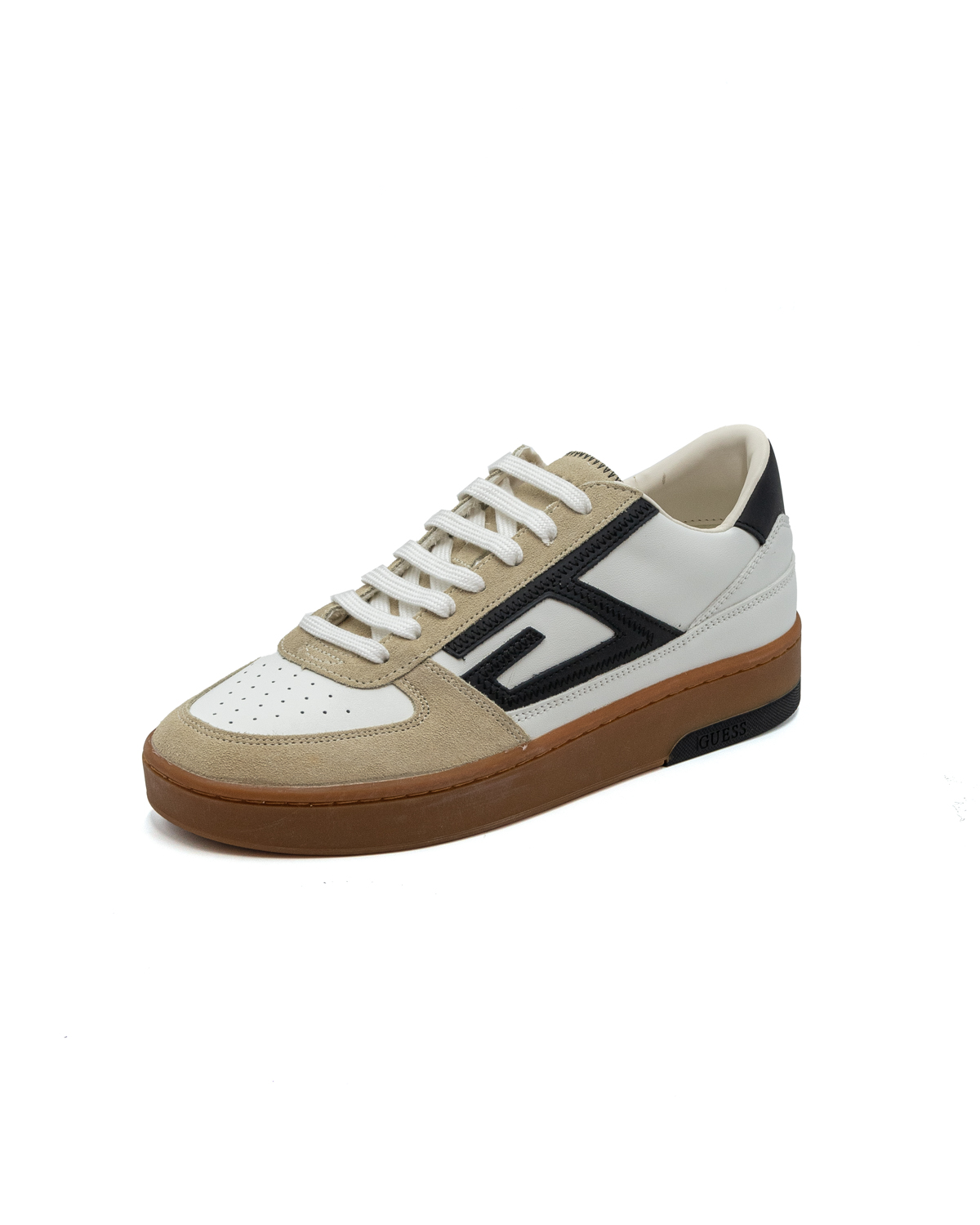 (image for) Sneakers Guess Silea misto pelle con inserti scamosciati