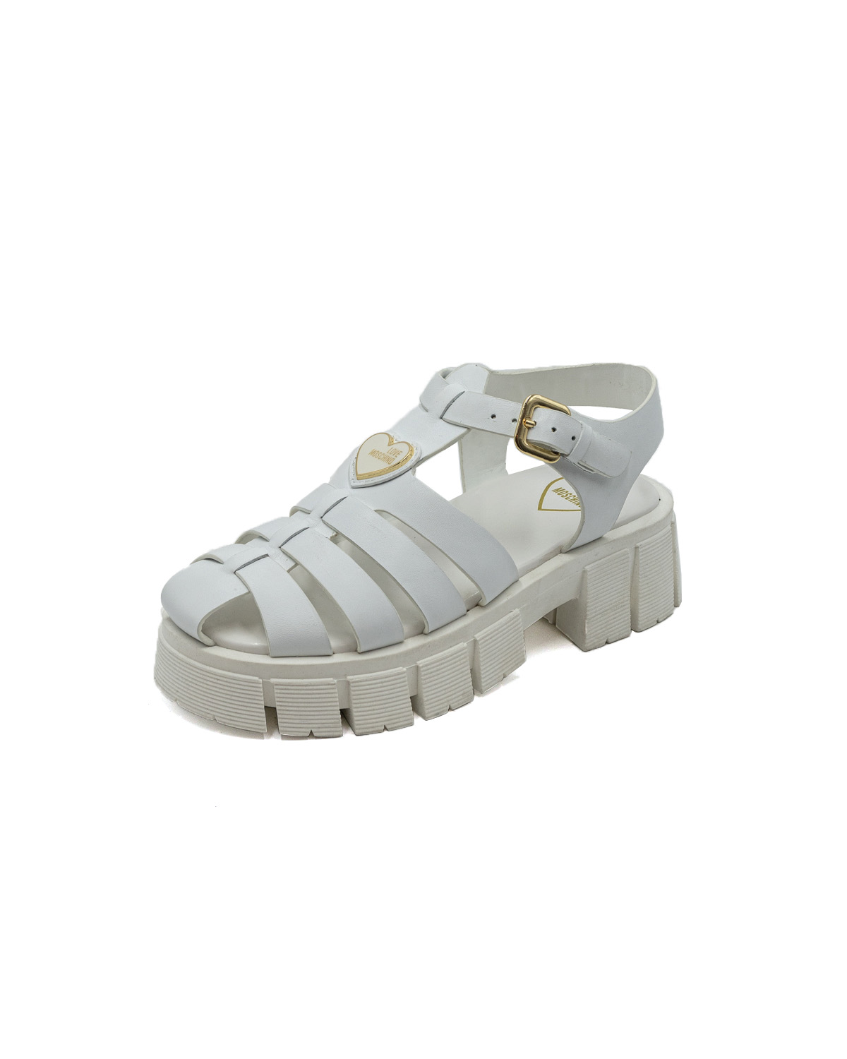(image for) Sandalo Love Moschino Tassel Bianco
