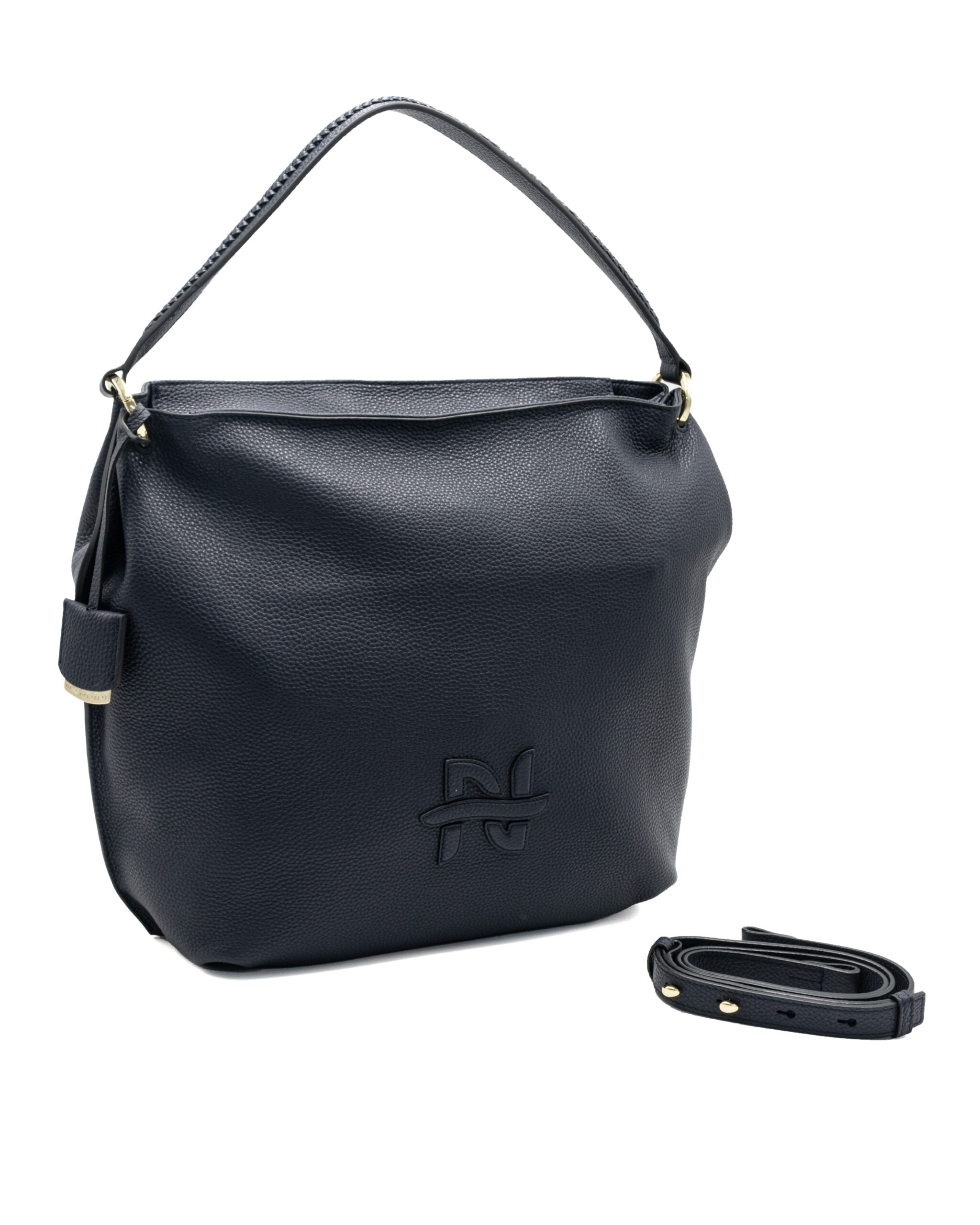 (image for) Borsa a spalla Nannini Melody blu navy con tracolla