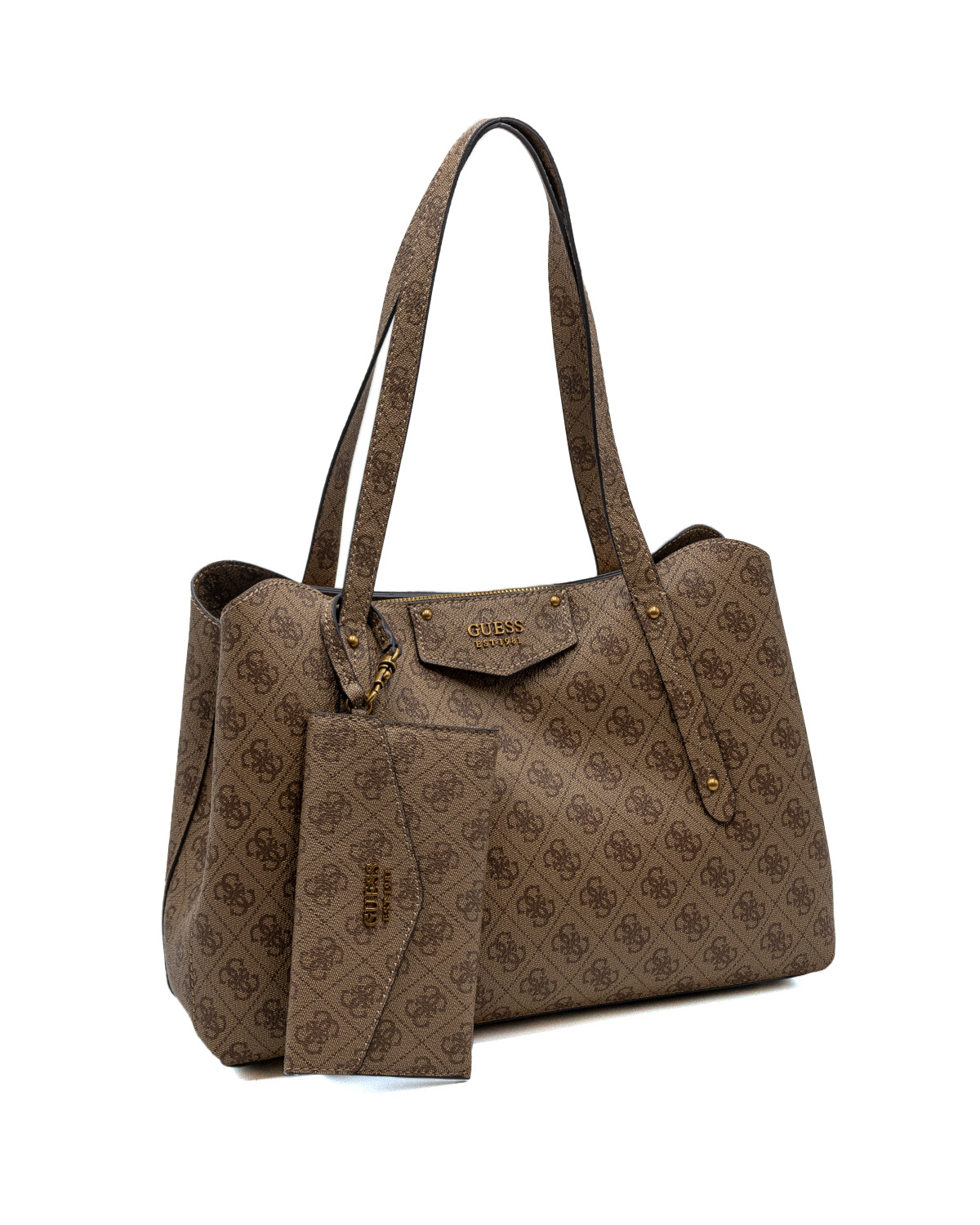 (image for) Borsa Guess eco brenton 4g logo girlfriend satchel media