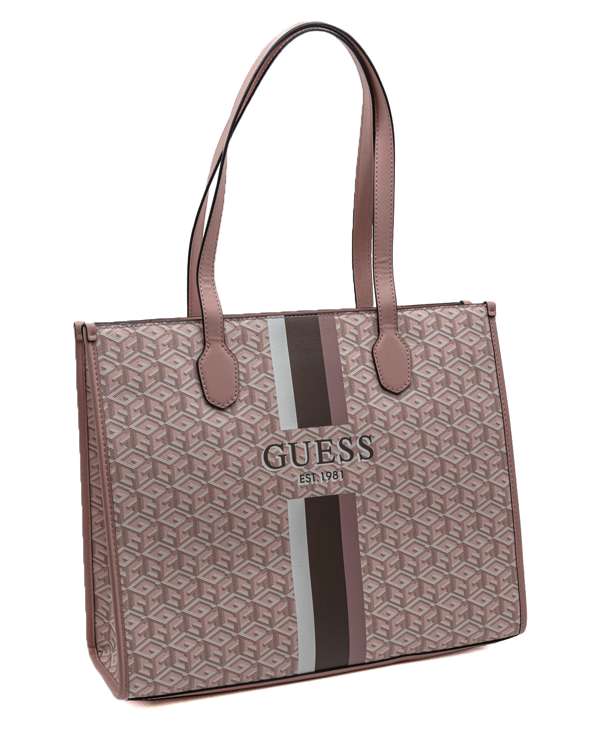 (image for) Borsa a spalla Guess Silvana g cube logo