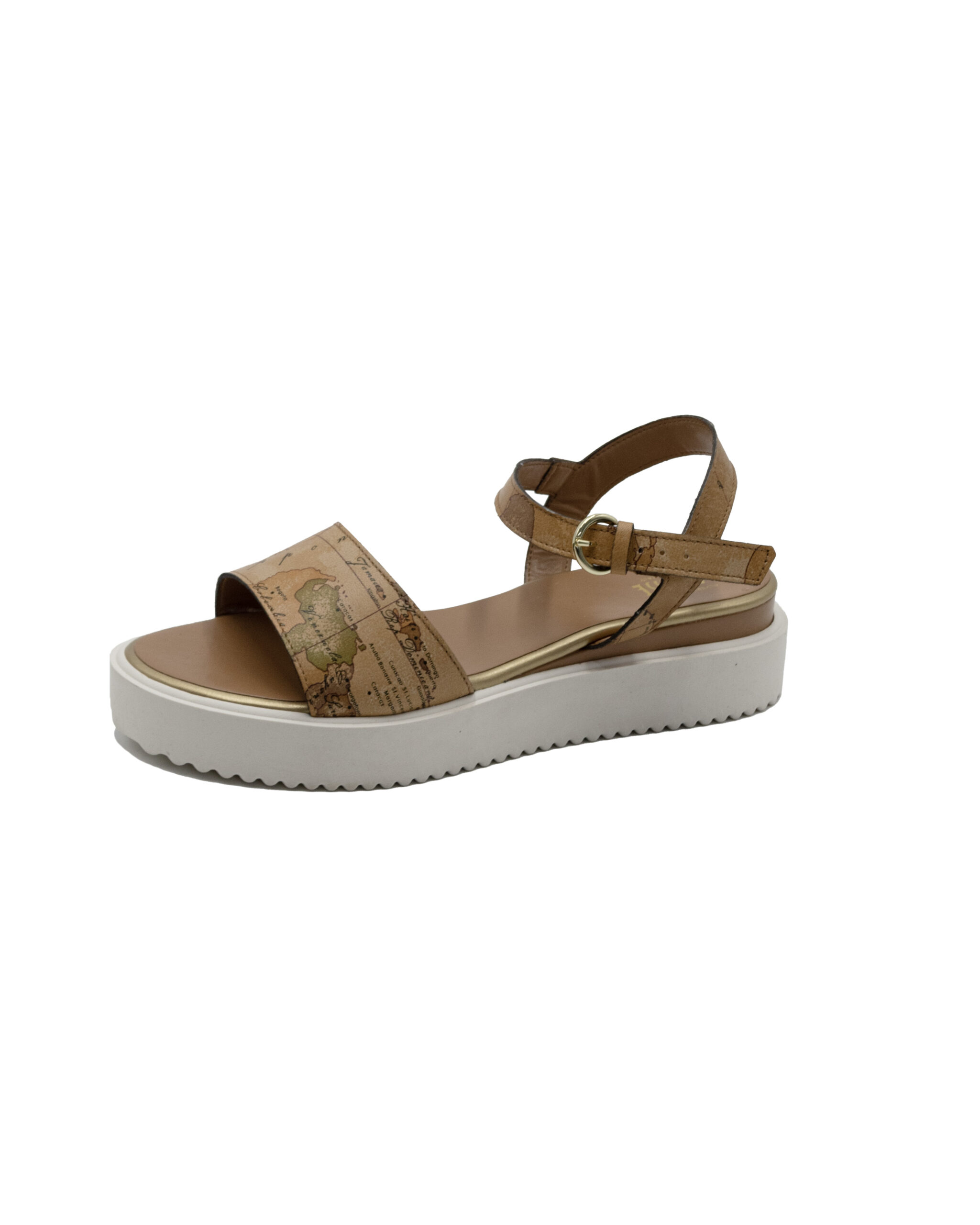 (image for) Sandali Prima Classe Geo Classic con platform bianco