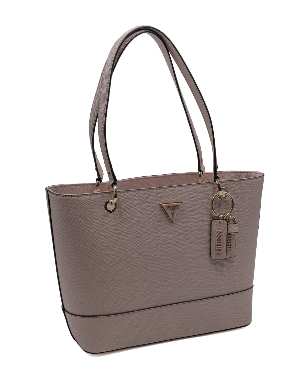(image for) Borsa shopper rigida Guess Alexie saffiano