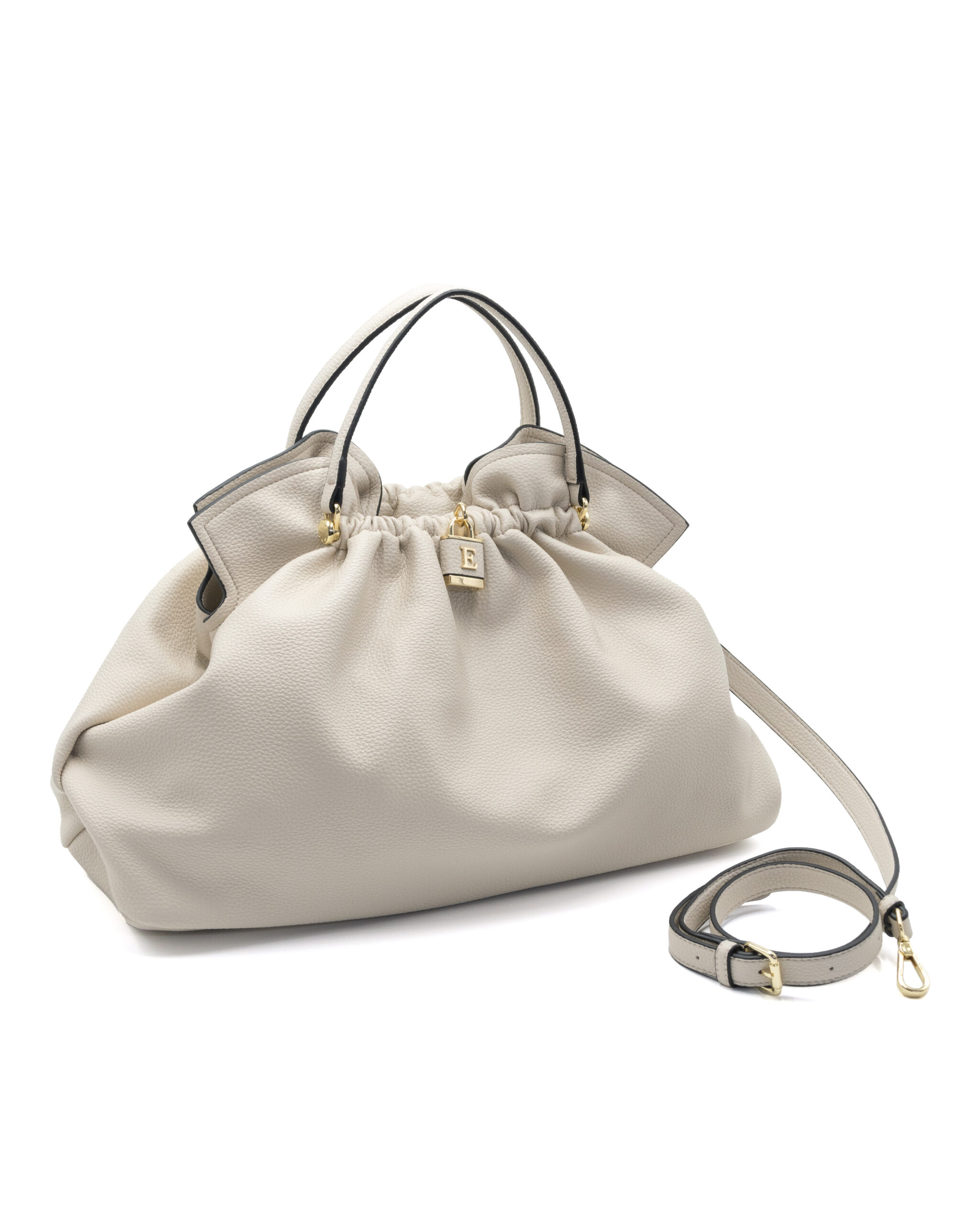 (image for) Borsa a spalla Ermanno Scervino Tote Octavia grande con charm lucchetto