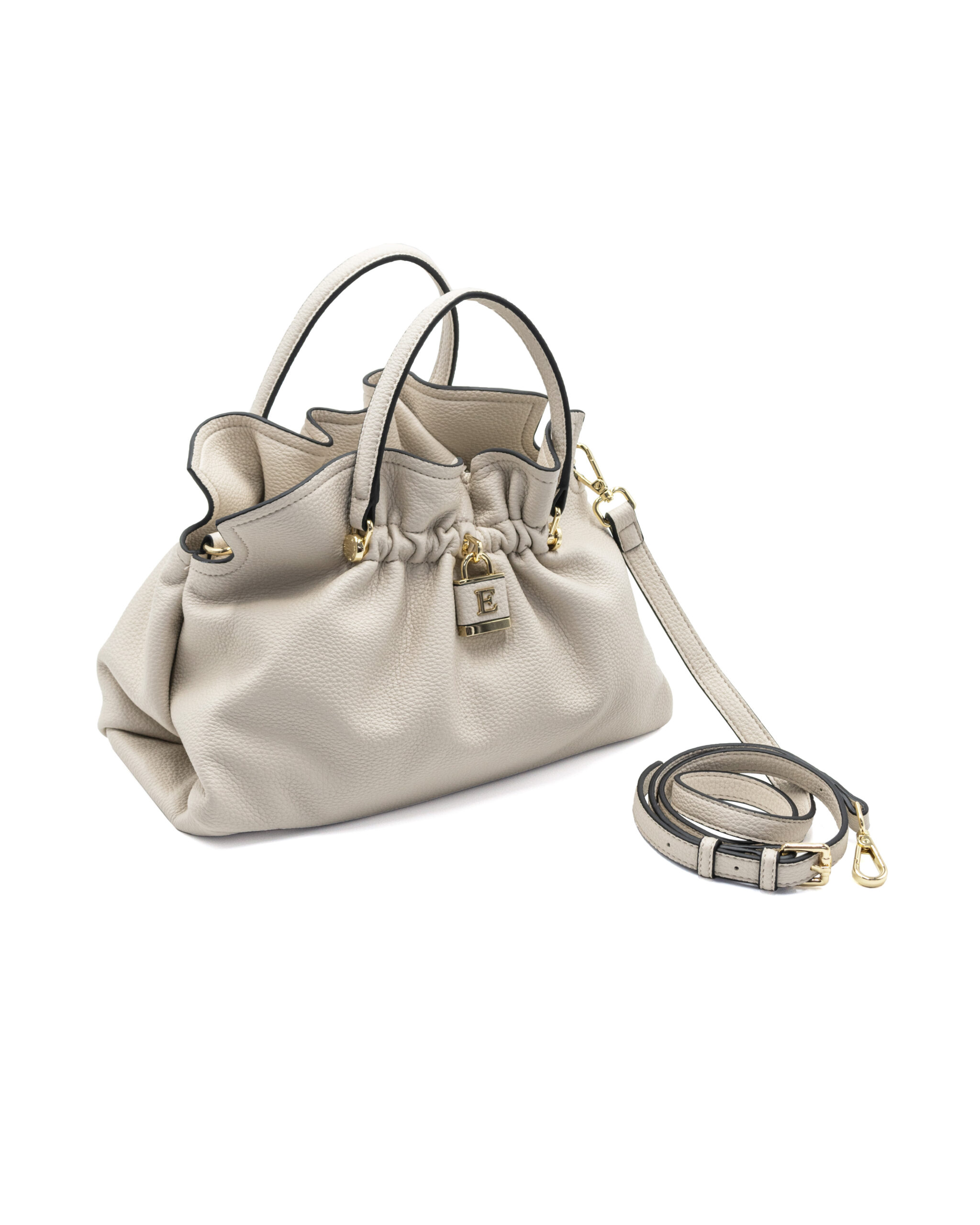 (image for) Borsa a mano Ermanno Scervino Tote Octavia piccola con charm lucchetto
