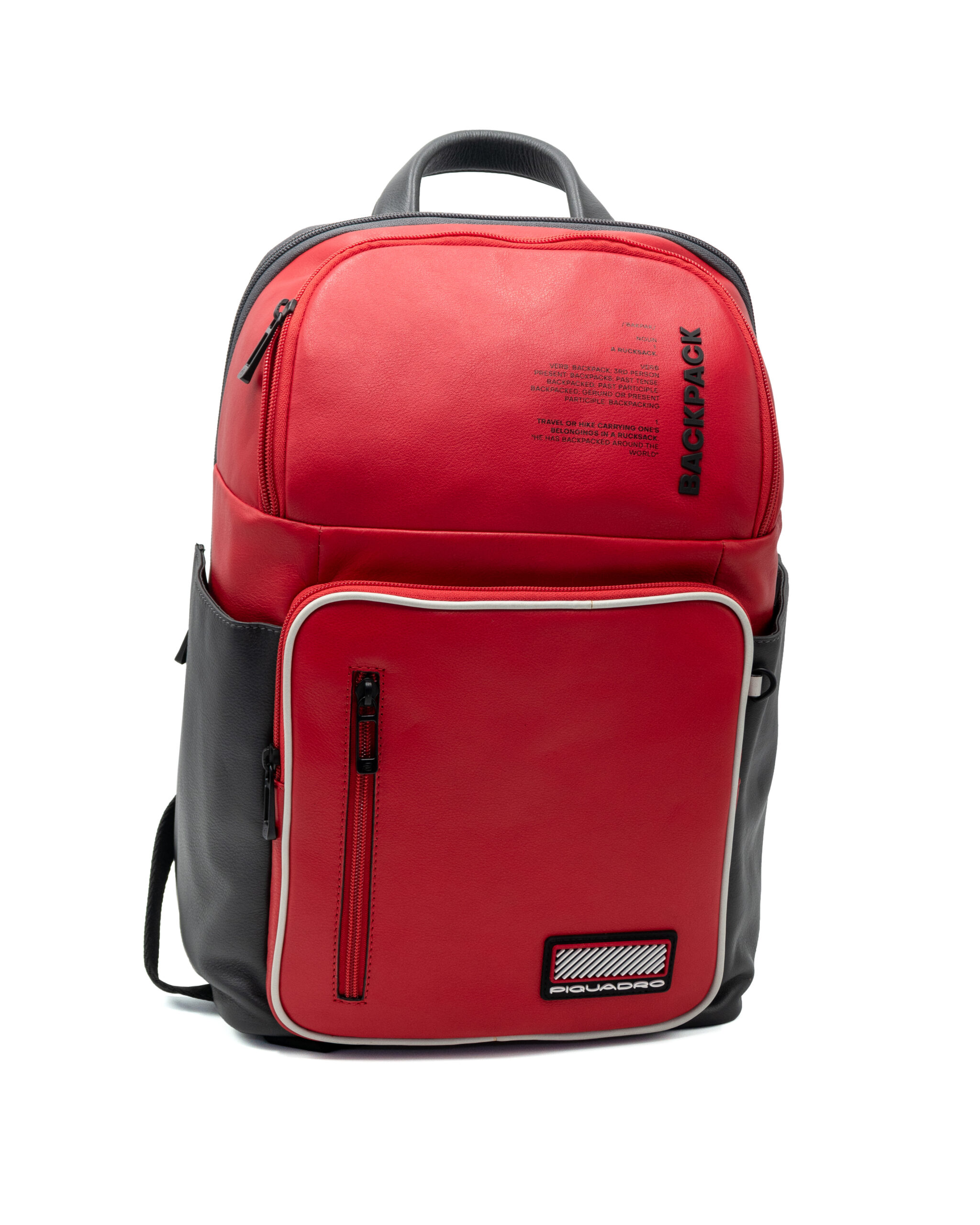 Zaino Piquadro Ermes porta computer e porta iPad rosso