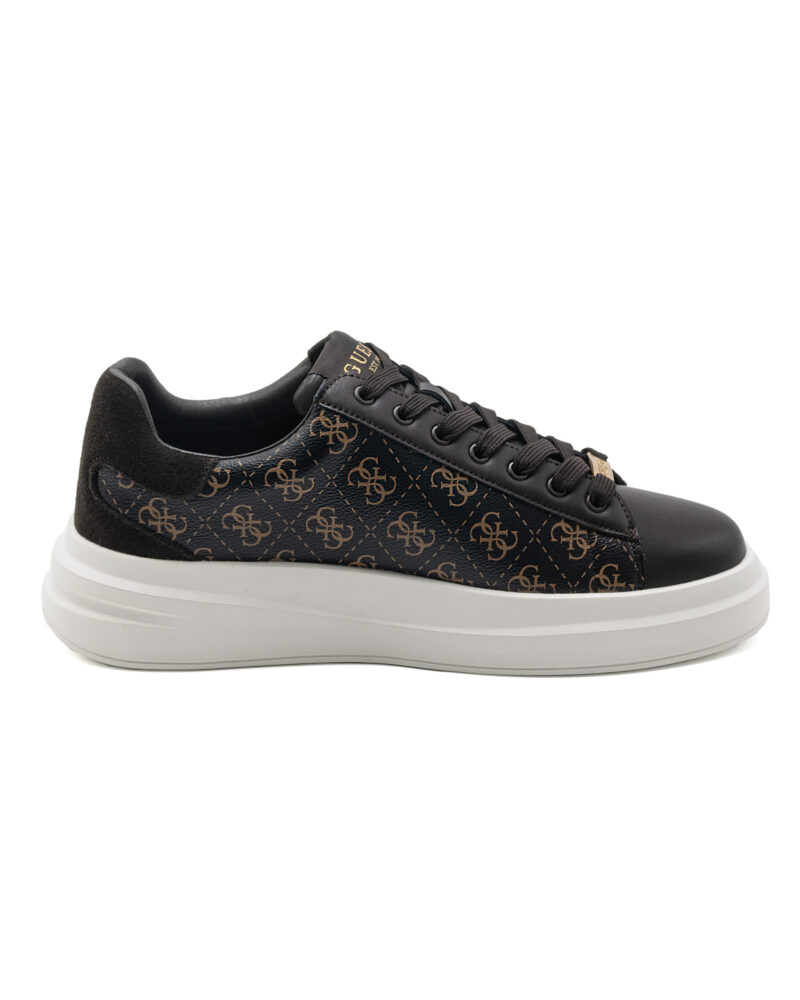 Sneakers uomo Guess Elba 4g logo con inserto scamosciato - immagine 2