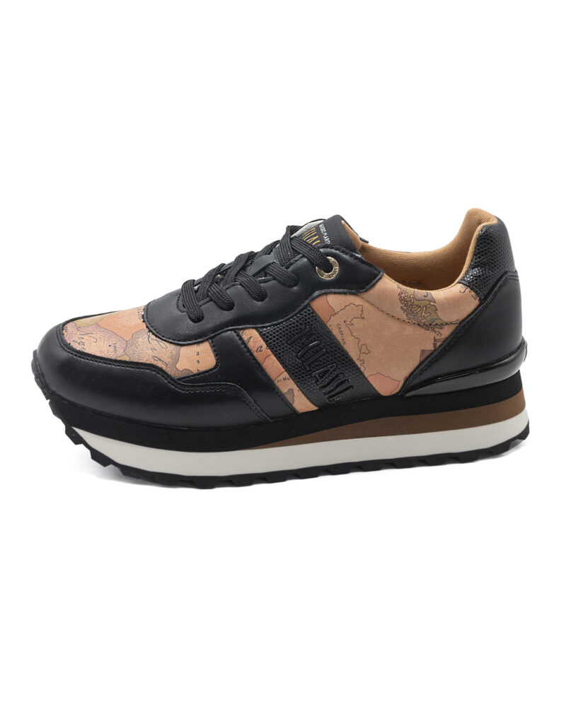 Sneakers runner Prima Classe logo lettering a rilievo