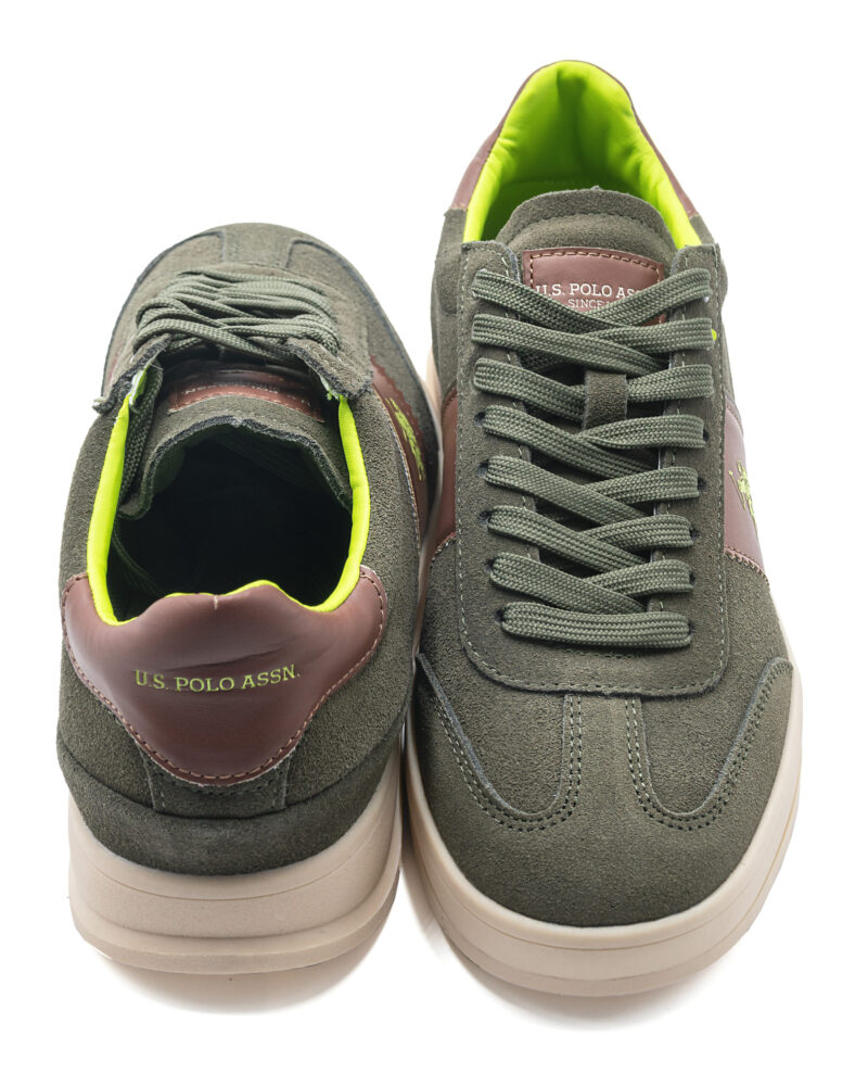 Sneakers uomo U.s. Polo Campy verde militare - immagine 3