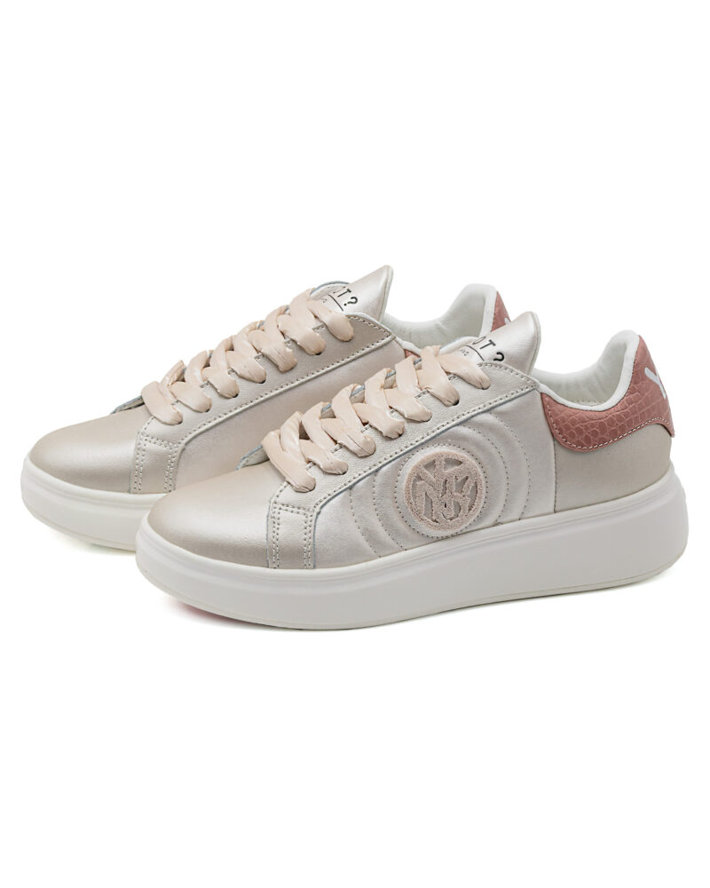 Sneakers Ynot con logo circolare 3d laterale - immagine 4