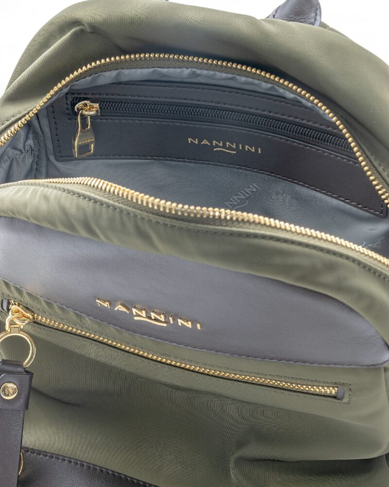 Zaino Nannini Firenze Liberty nylon e pelle - immagine 3