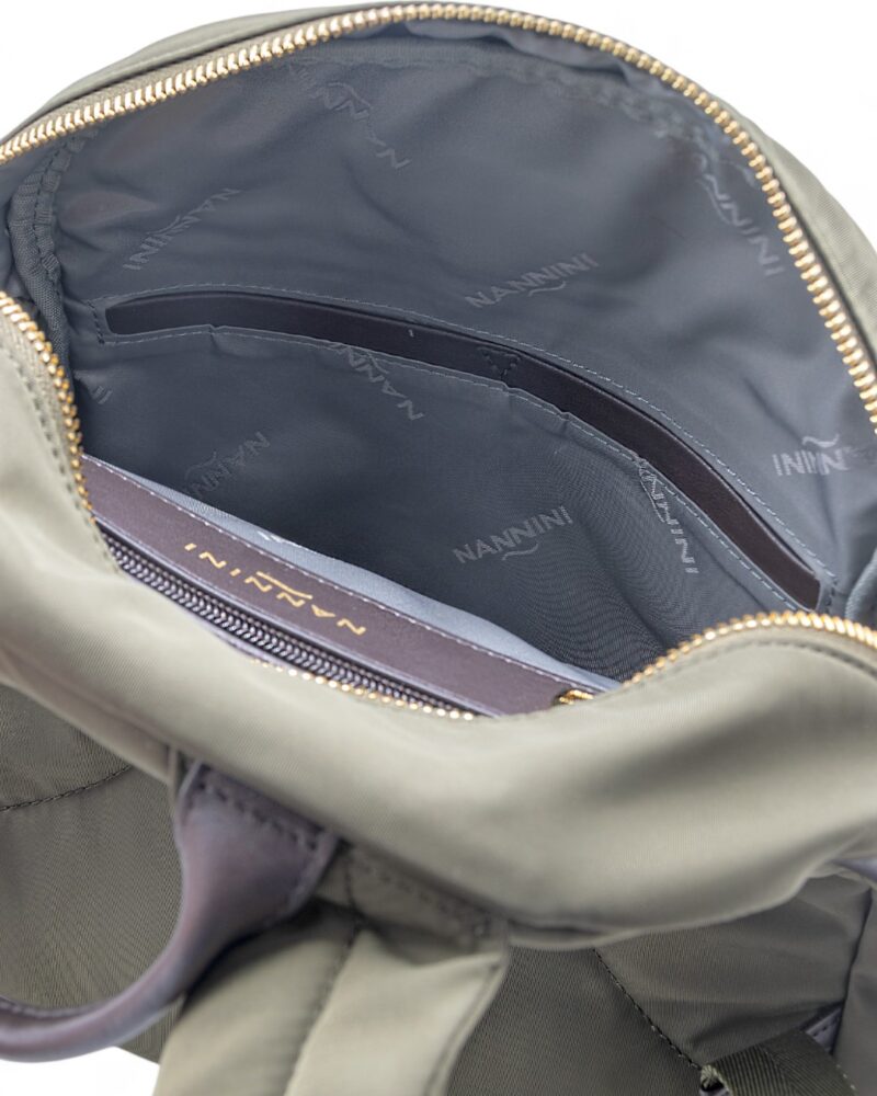 Zaino Nannini Firenze Liberty nylon e pelle - immagine 4