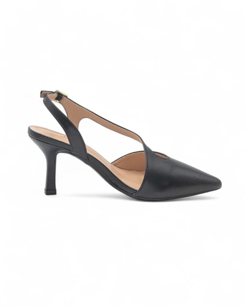 Décolleté Francesco Milano slingback dettaglio ondulato - immagine 2
