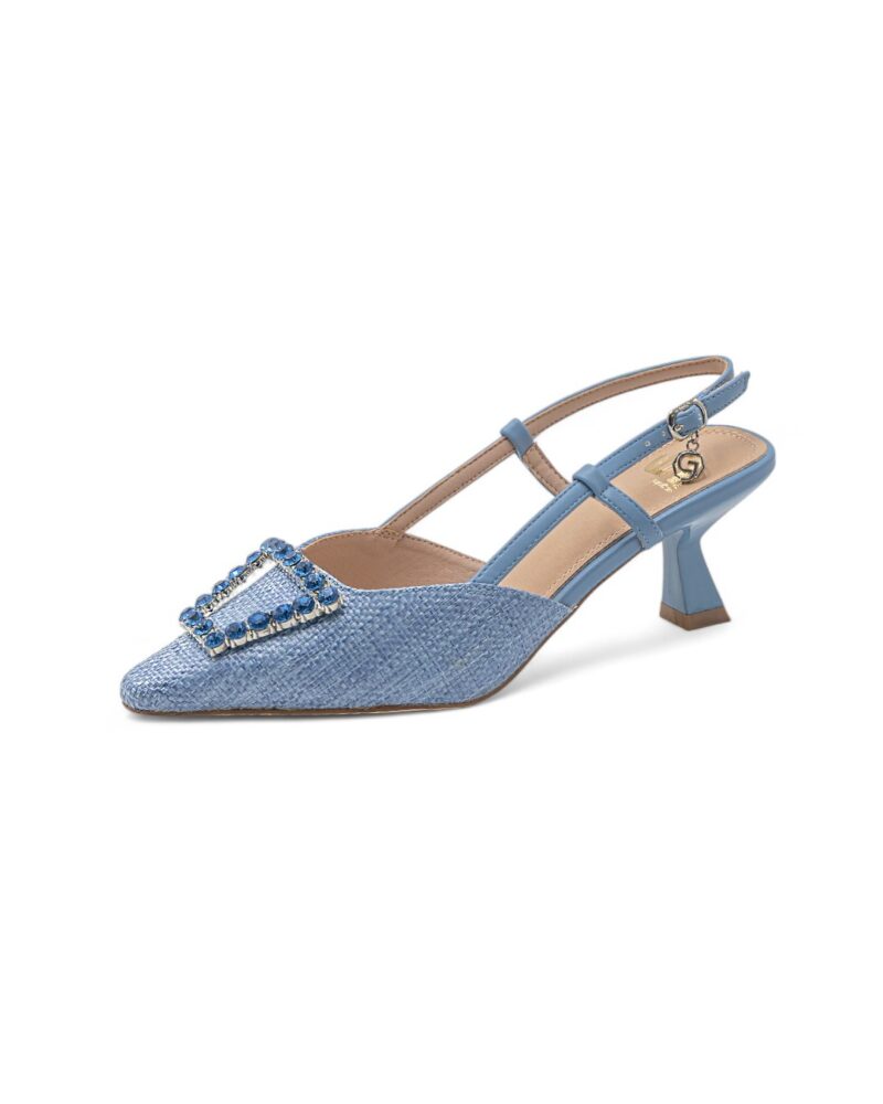 Décolleté Gold&Gold slingback con accessorio in strass