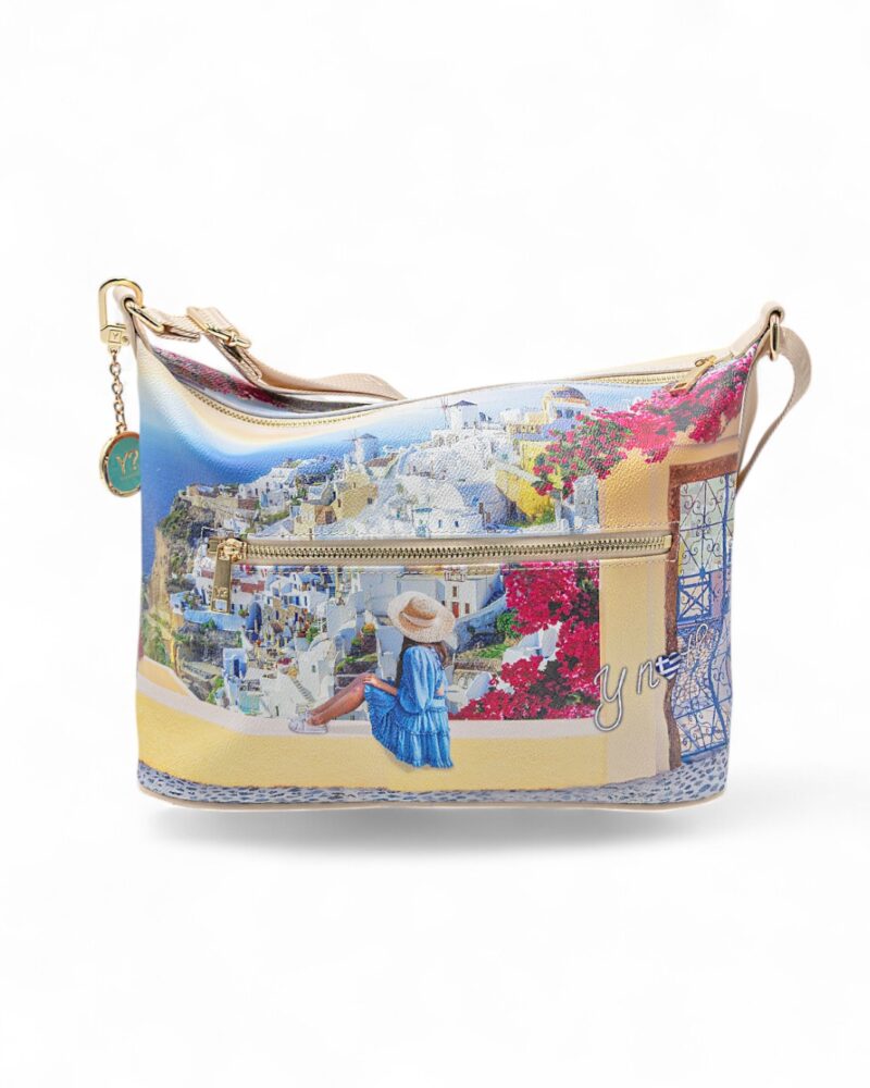 Borsa Ynot Sacca Large Yes Bag Stampa Città - immagine 2