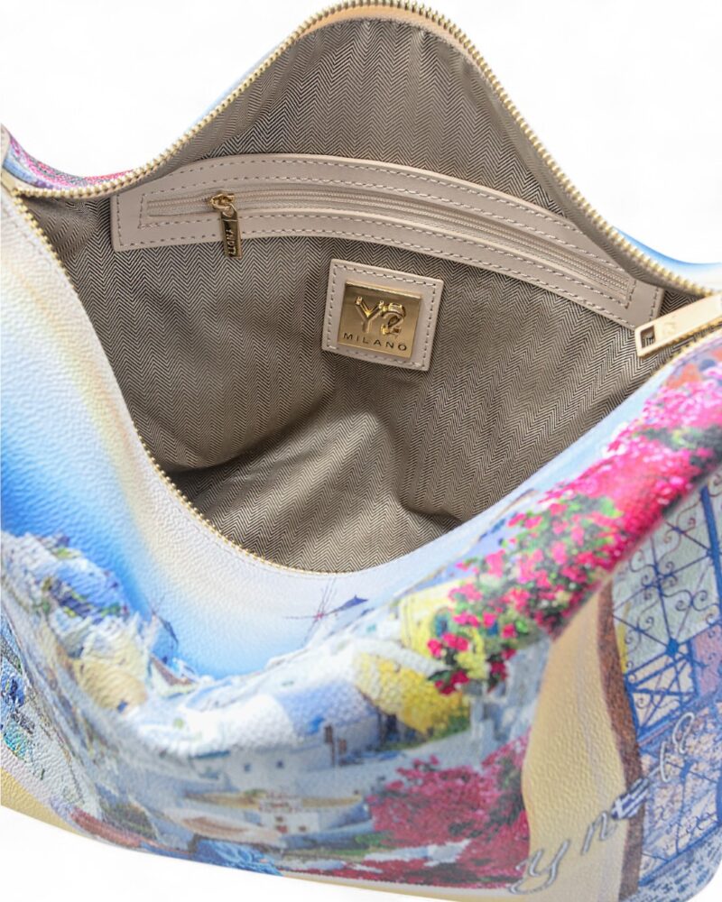 Borsa Ynot Sacca Large Yes Bag Stampa Città - immagine 3