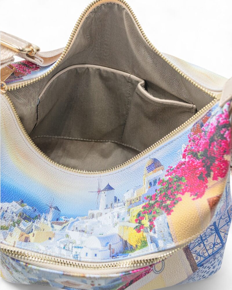 Borsa Ynot Sacca Large Yes Bag Stampa Città - immagine 4