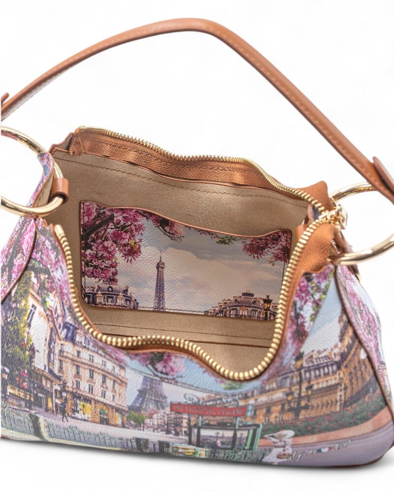 Borsa Ynot Sacca Yes Bag Stampa Città - immagine 3