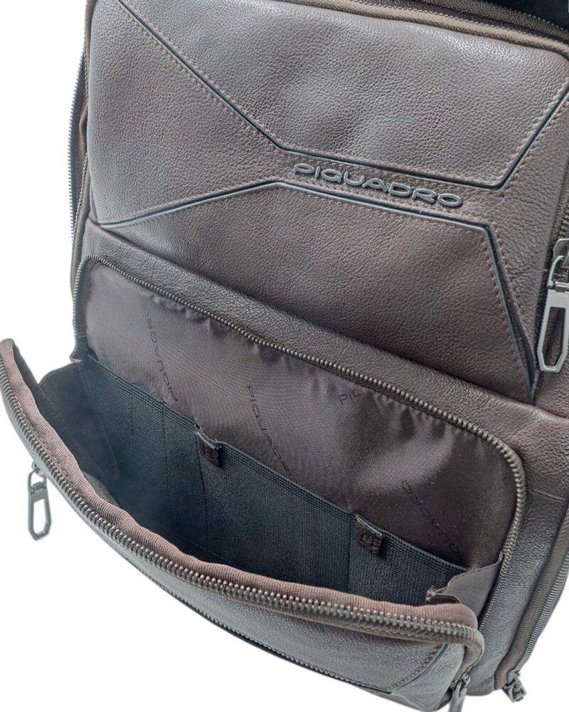 Zaino Piquadro uomo Rhino porta Pc 15,6" in Pelle - immagine 3