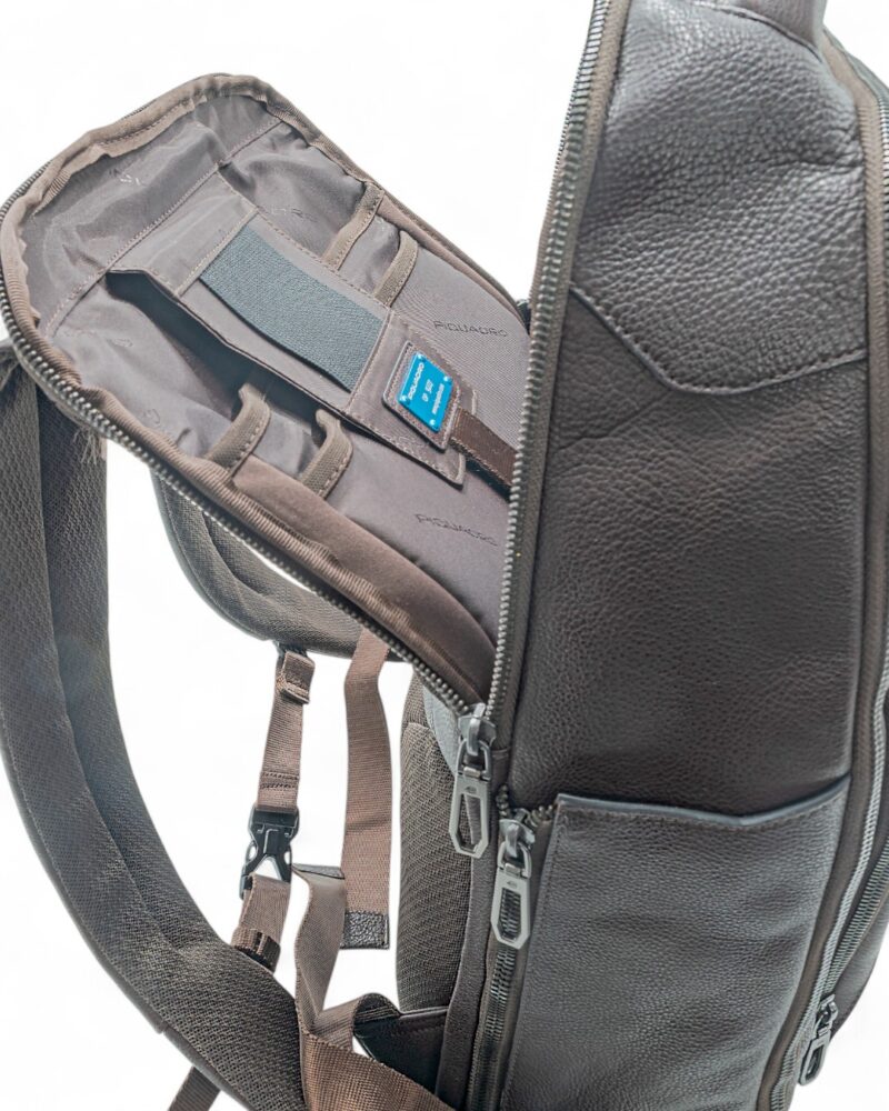 Zaino Piquadro uomo Rhino porta Pc 15,6" in Pelle - immagine 5